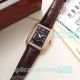 Patek Philippe Gondolo Copy Watch Rose Gold Diamond Bezel Brown Leather Strap (8)_th.jpg